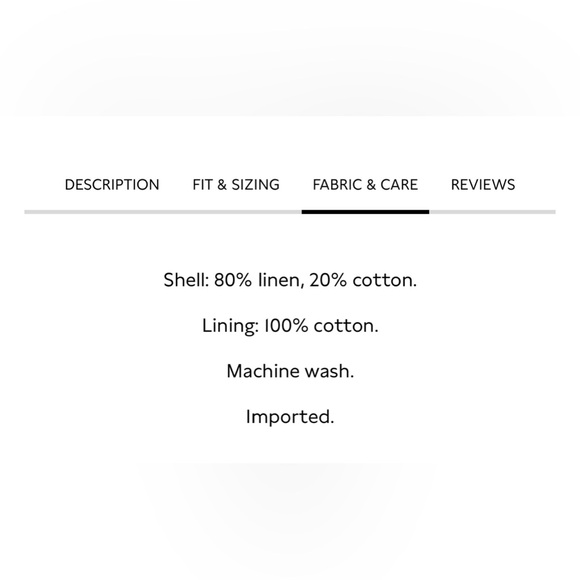 NWT! Banana Republic “Laurel” Linen-Cotton Utility Dress - L - Picture 10 of 10